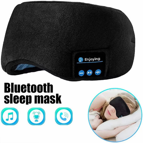 Experience Ultimate Comfort with Fone Bluetooth Sports Sleeping Headband - Wireless Music Eye Mask Headphones