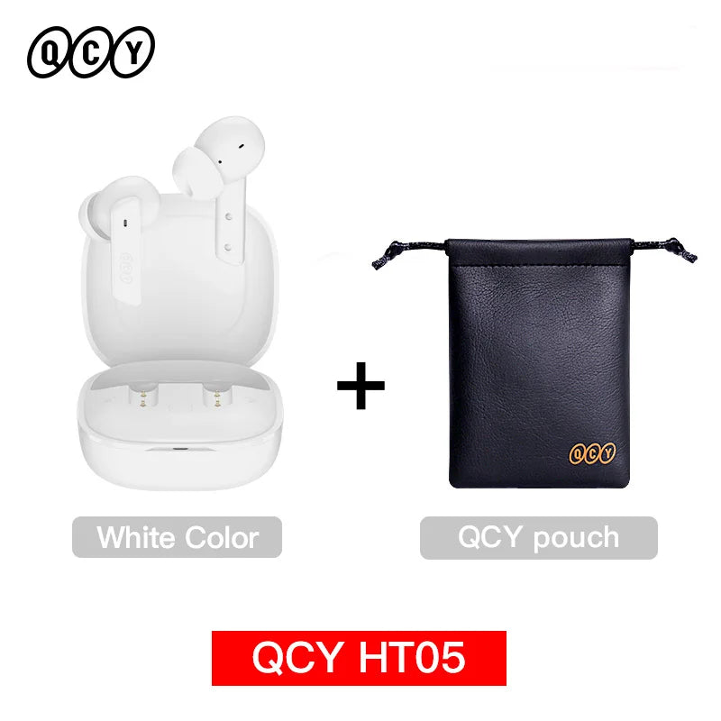 Experience Ultimate Sound with HT05 ANC Wireless Earphones - 40dB Noise Cancelling, Bluetooth 5.2, and 6-Mic ENC for Crystal Clear Calls