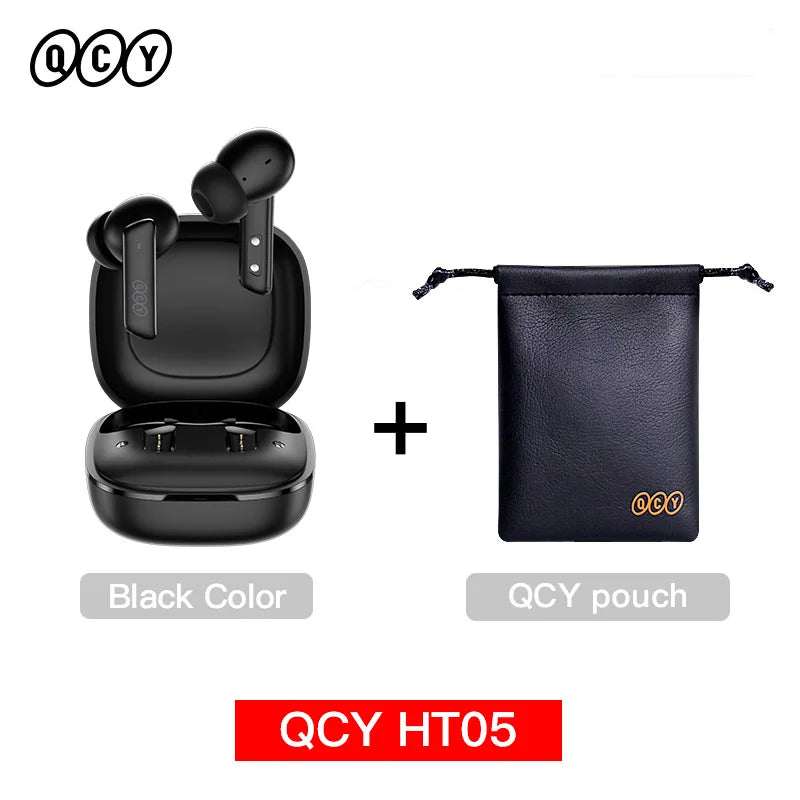 Experience Ultimate Sound with HT05 ANC Wireless Earphones - 40dB Noise Cancelling, Bluetooth 5.2, and 6-Mic ENC for Crystal Clear Calls