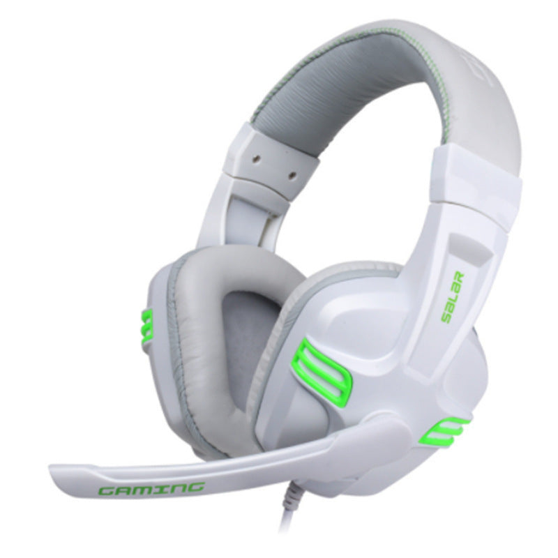 Immersive Gaming Experience: Wired Headset with Subwoofer & Microphone